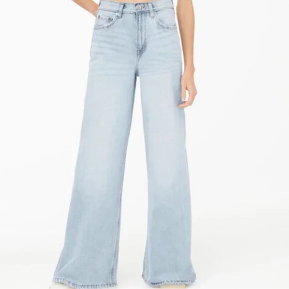 Aero High Rise Super Wide Leg Jeans - Picture 4 of 4